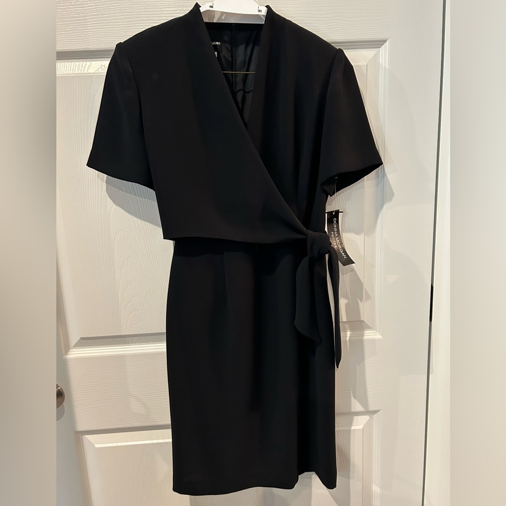 Donna Morgan Petite Black Dress